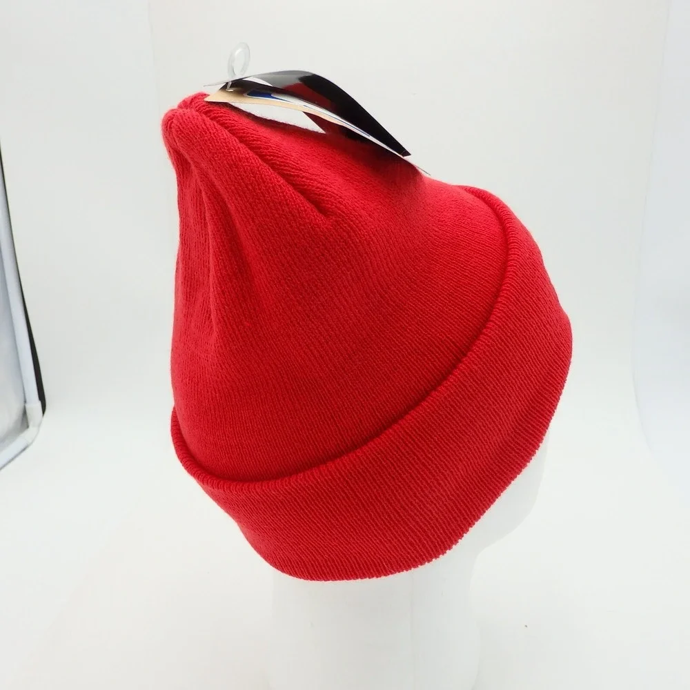 Los Angeles Clippers Beanie Cap Hat Mens Red Adidas Logo NBA NEW NWT